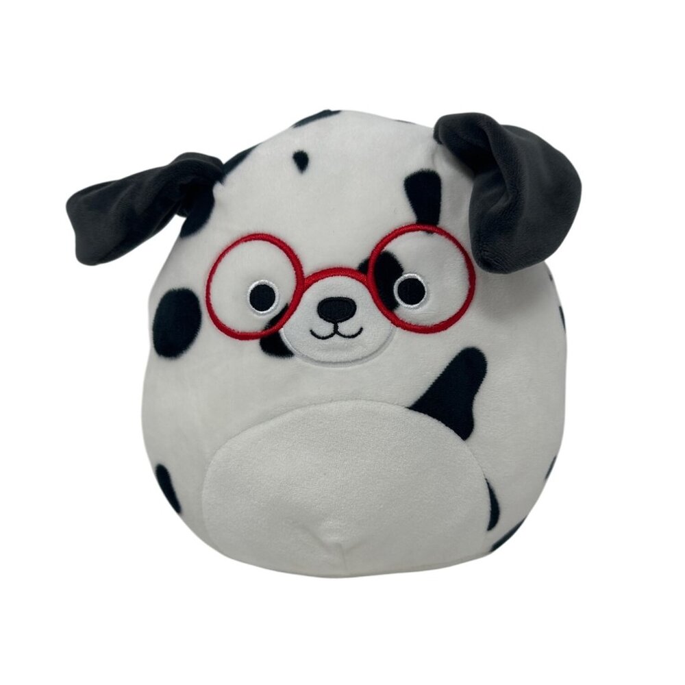 Squishmallow Fania 11" Dalmatian Plush Dog With Glasses
